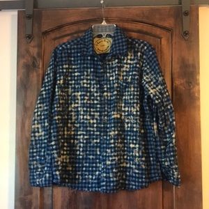 Brand new, never worn A Rare Bird 100% cotton shirt. Totally distressed looking.